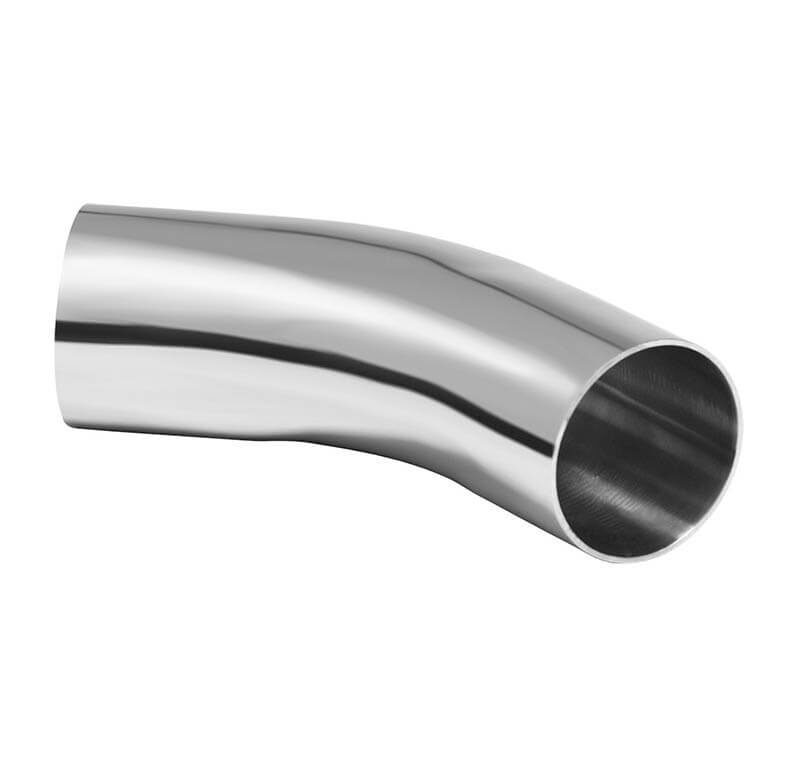 Curva Inox 45° OD PIPE com Prolongador - 2” (50mm)