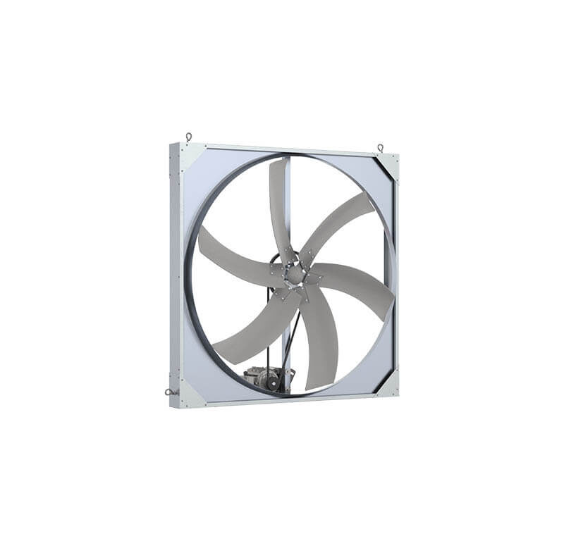 Ventilador turbo para conforto animal rebanho leiteiro