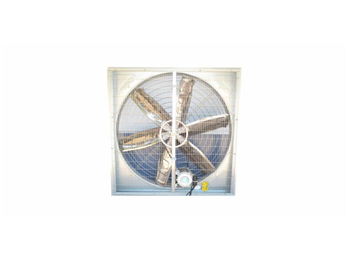 Ventilador com 6 hélices para rebanho leiteiro e conforto animal, disponível em Paraí, na TechnoAgro.